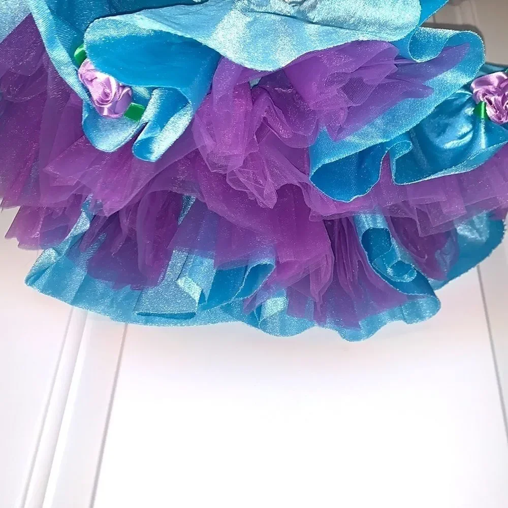 Costume Depot Sleeveless turquoise - aqua and purple ballet dress.
